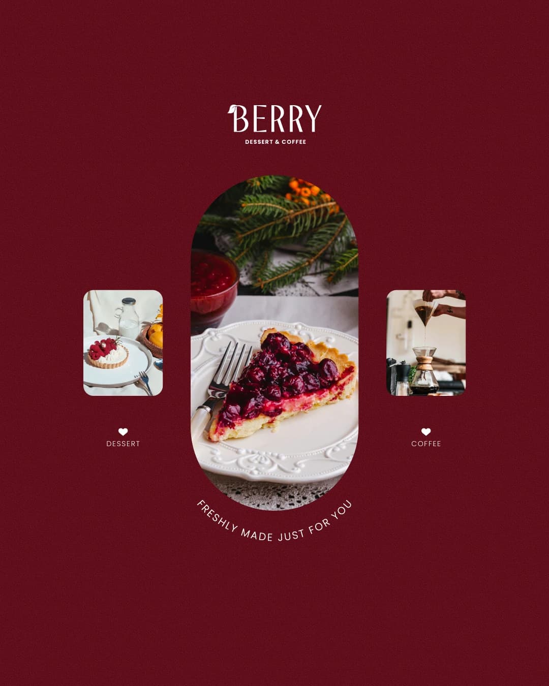 Berry Dessert & Coffee