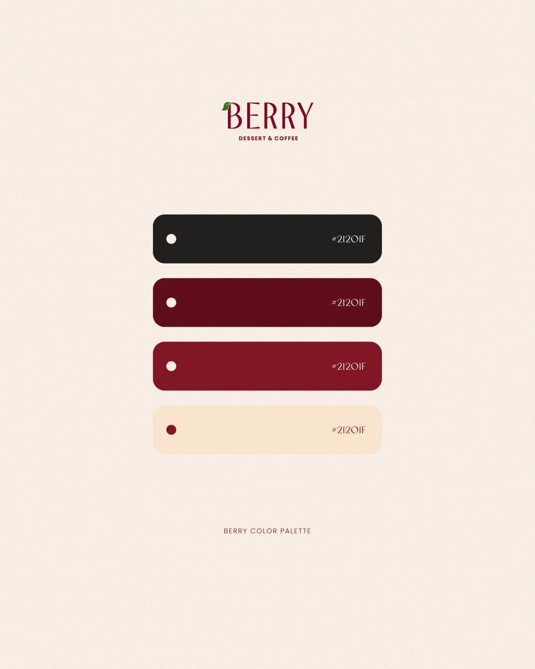 Berry Dessert & Coffee - Marka Kimliği