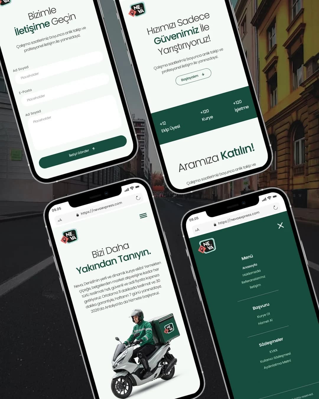 Neva Kurye - Web & UI/UX