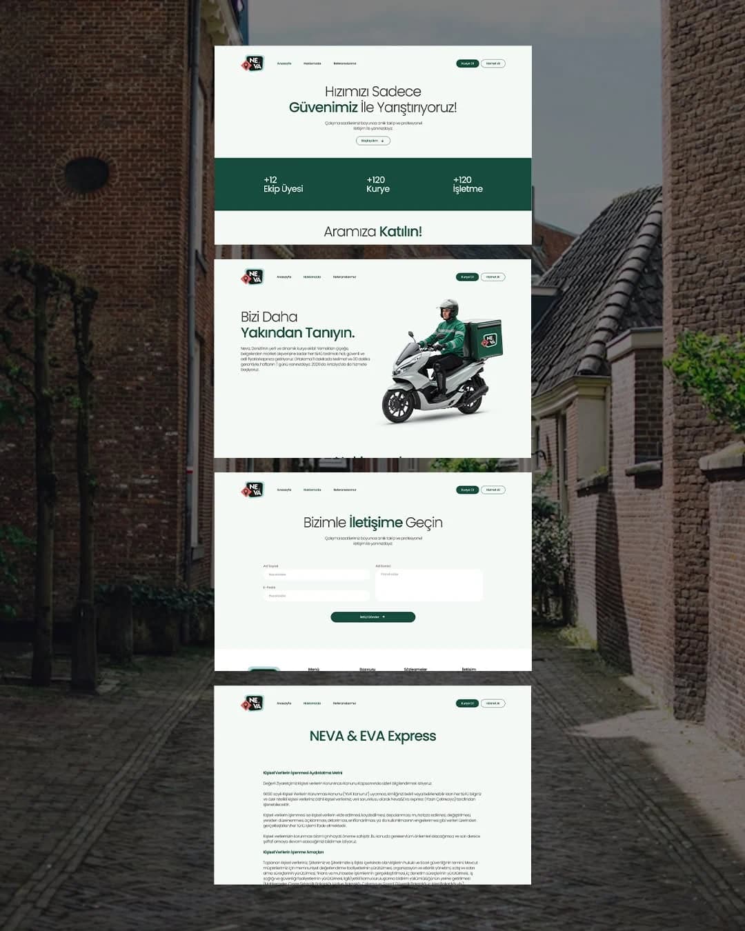 Neva Kurye - Web & UI/UX