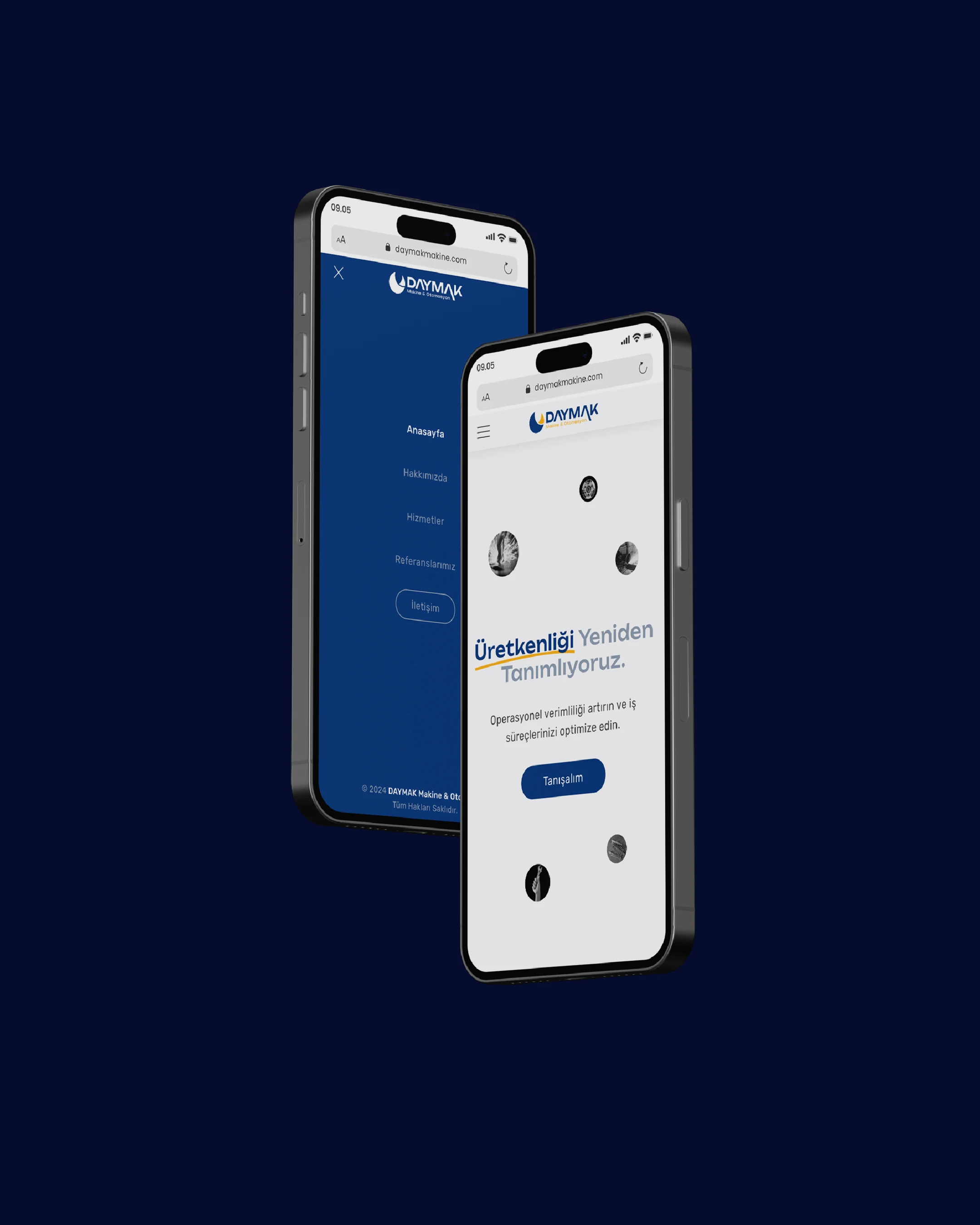 Daymak Makine ve Otomasyon - Web & UI/UX